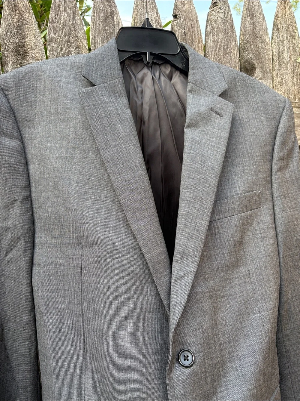 Ralph Lauren 42R gray wool blazer!!